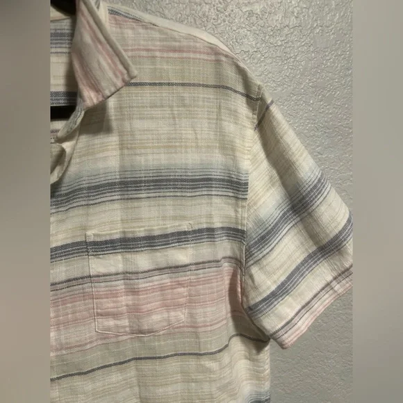 Men’s marine layer striped button up - Picture 6 of 8